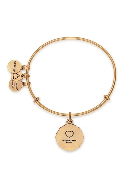 Shop Alex And Ani Because I Love You Bracelet In Gold
