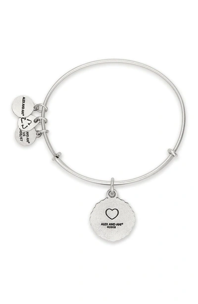 Shop Alex And Ani Because I Love You Bracelet In Silver