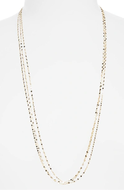 Shop Lana Jewelry Lana Blake 3-strand 14k Gold Necklace In Yellow Gold