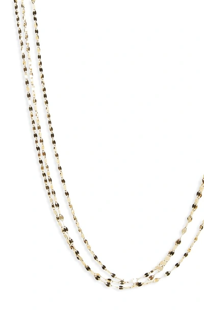 Shop Lana Jewelry Lana Blake 3-strand 14k Gold Necklace In Yellow Gold