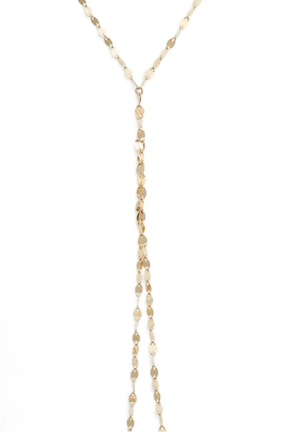 Shop Lana Jewelry Blake Double Strand Y-necklace In Yellow Gold