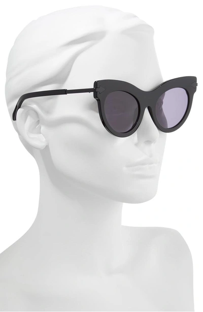 Shop Karen Walker Miss Lark 52mm Cat Eye Sunglasses - Black