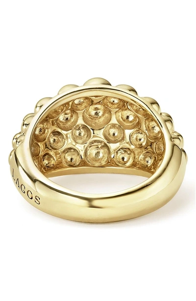 Shop Lagos Caviar Gold Bold Dome Ring