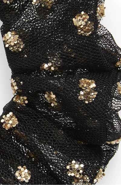 Shop New Friends Colony After Party Scrunchie In Black/ Gold