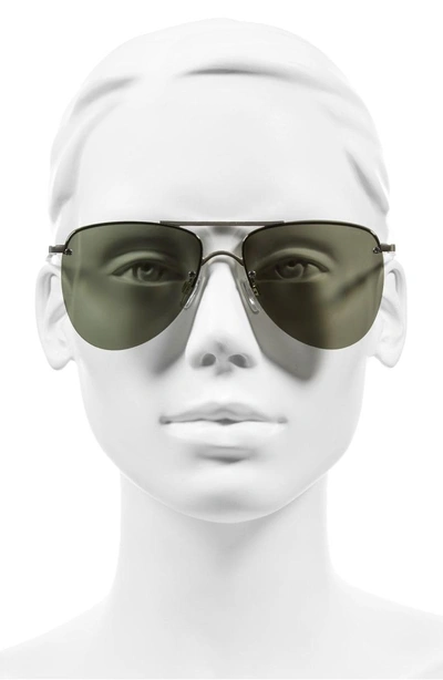 Shop Le Specs The Prince 57mm Aviator Sunglasses - Gold