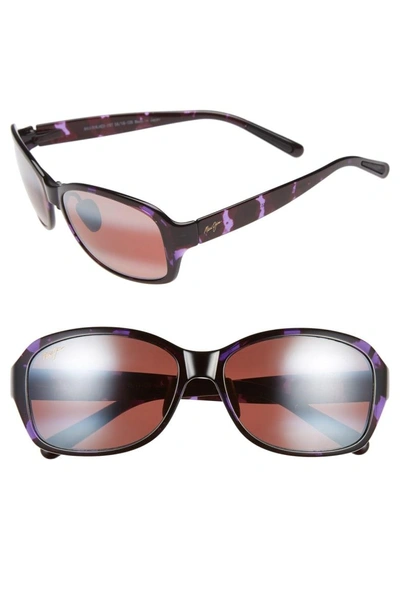 Shop Maui Jim Koki Beach 56mm Polarizedplus2 Sunglasses - Purple Tortoise/ Maui Rose