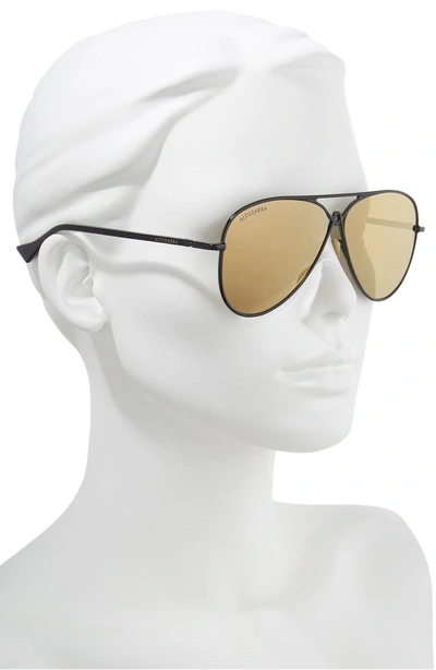 Shop Altuzarra 60mm Metal Aviator Sunglasses - Black
