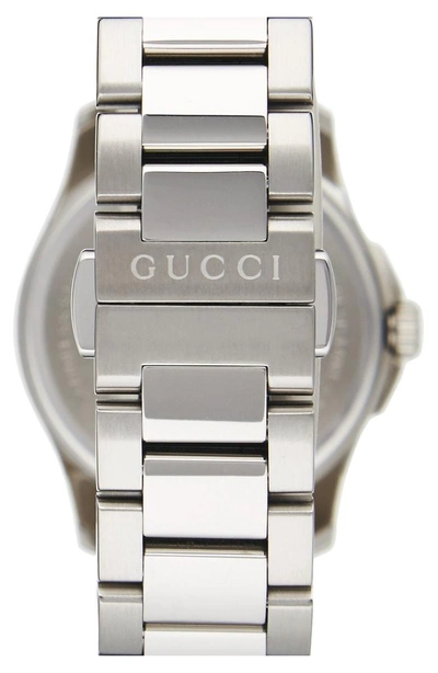 Shop Gucci G-timeless Bracelet Watch, 27mm In Silver