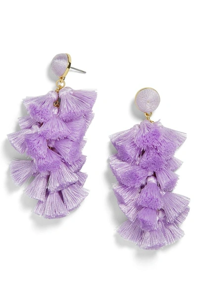 Shop Baublebar Contessa Tassel Earrings In Lavender