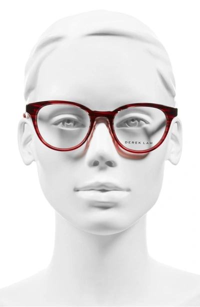 Shop Derek Lam 50mm Optical Glasses - Red Stripes