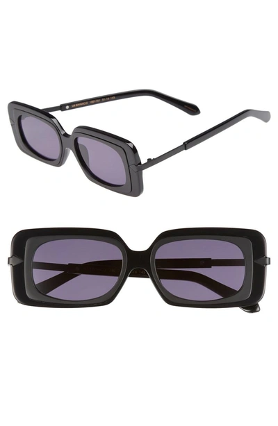 Shop Karen Walker Mr. Binnacle 51mm Sunglasses - Black