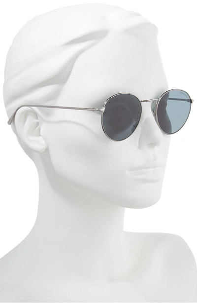 Shop Tom Ford Ryan 52mm Round Sunglasses - Ruthenium