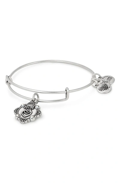 Shop Alex And Ani Because I Love You Mom Bracelet In Silver