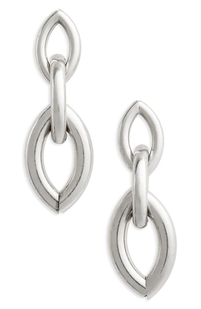 Shop Jenny Bird Sloane Drop Earrings In Silver