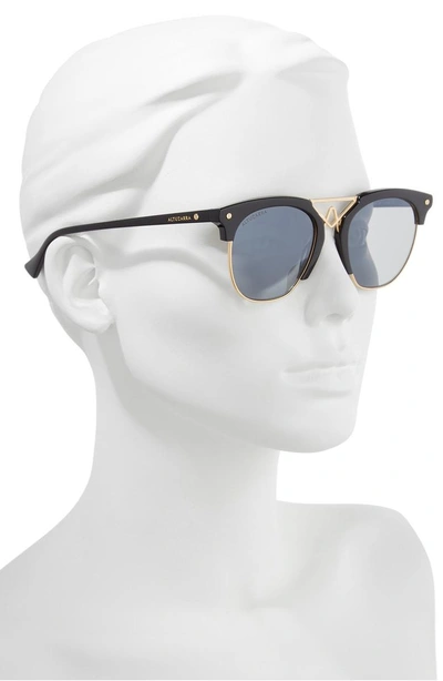 Shop Altuzarra 51mm Round Sunglasses - Black/ Gold