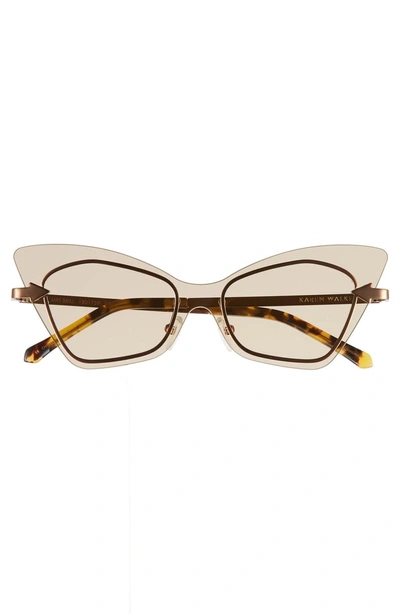 Shop Karen Walker Mrs. Brill 53mm Cat Eye Sunglasses - Crazy Tortoise