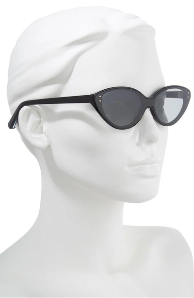 Elizabeth And James Frey 50mm Cat Eye Sunglasses Black Smoke
