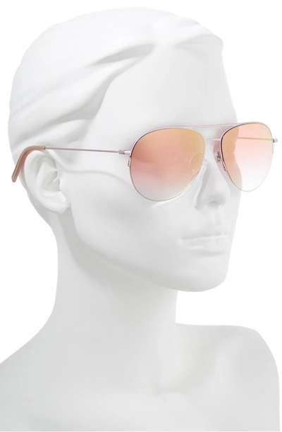 Shop Seafolly Tamarama 60mm Aviator Sunglasses - Rose
