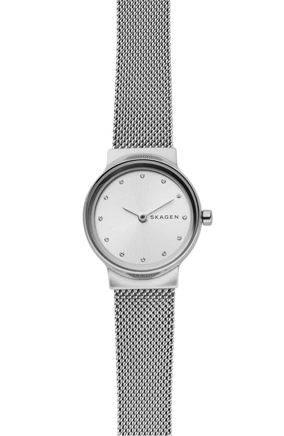 Shop Skagen Freja Bracelet Watch, 26mm In Silver