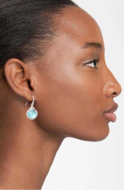 Shop Armenta New World Diamond & Turquoise Drop Earrings In Silver