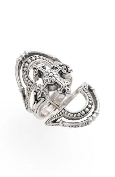 Shop Konstantino 'penelope' Openwork Ring In Silver