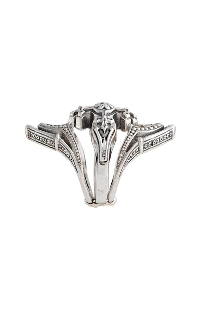 Shop Konstantino 'penelope' Openwork Ring In Silver