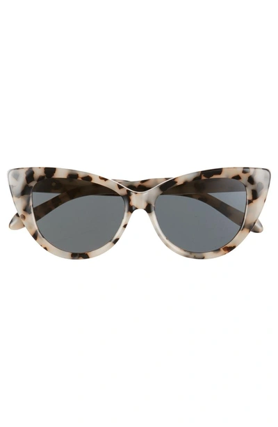 Shop Sonix Kyoto 51mm Cat Eye Sunglasses - Milk Tortoise/ Black Solid