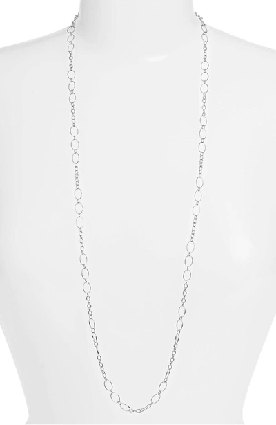 Shop Argento Vivo Long Layering Chain In Silver