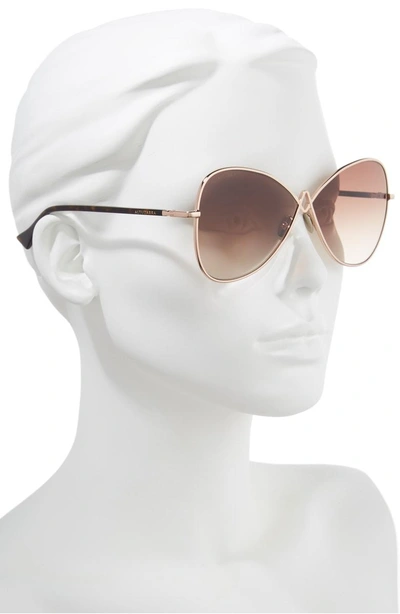Shop Altuzarra 62mm Sunglasses - Rose Gold