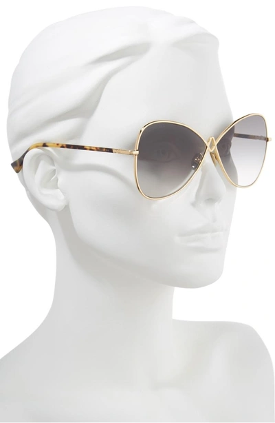 Shop Altuzarra 62mm Sunglasses - Gold
