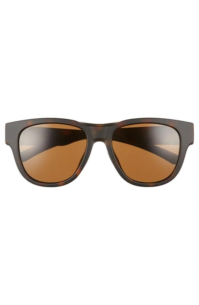 Shop Smith Rounder 52mm Chromapop Polarized Sunglasses In Matte Tortoise