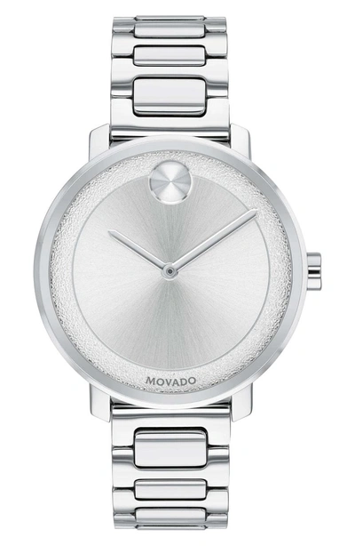 Shop Movado Bold Bracelet Watch, 34mm In Silver