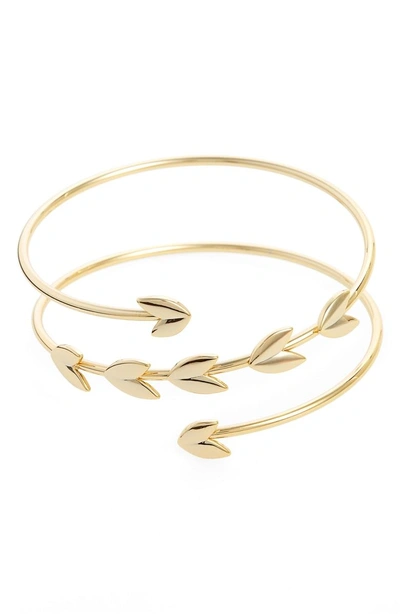 Shop Jules Smith Athena Cuff Bracelet In Gold