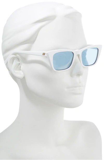 Shop Le Specs I Feel Love 51mm Cat Eye Sunglasses - Optic White