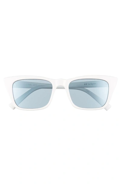 Shop Le Specs I Feel Love 51mm Cat Eye Sunglasses - Optic White