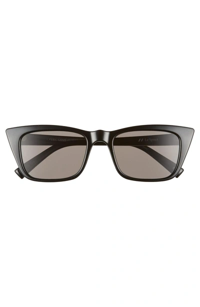 Shop Le Specs I Feel Love 51mm Cat Eye Sunglasses - Black