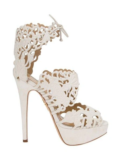 Shop Charlotte Olympia 'belinda' Lace Detail Pumps