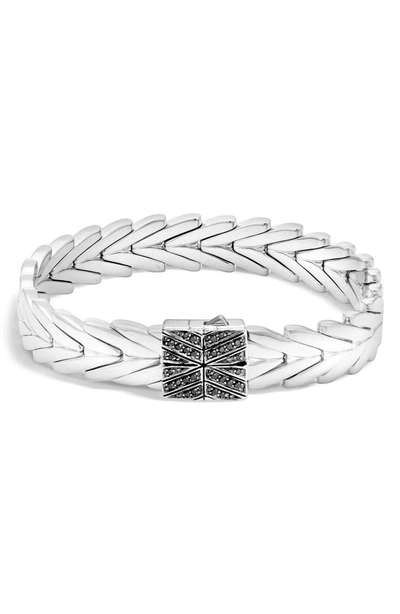 Shop John Hardy Modern Chain Lava Bracelet In Silver