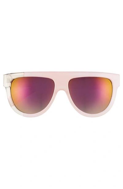 Shop Circus By Sam Edelman 68mm Flat Top Sunglasses - Pink/ Grey