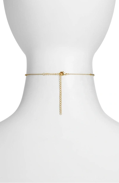 Shop Five And Two Maria Choker Necklace In Gold