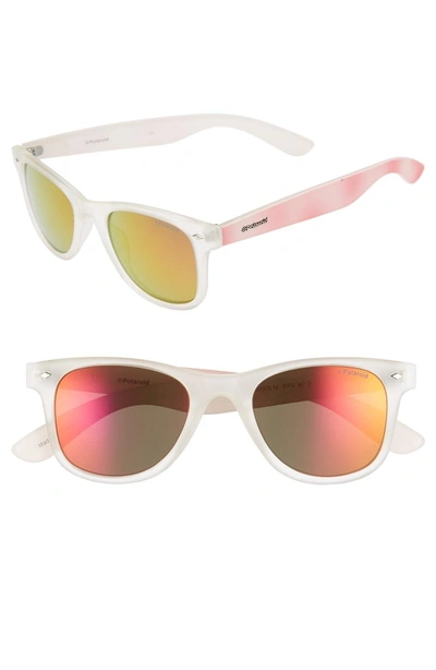 Shop Polaroid 50mm Polarized Sunglasses - Bright Pink