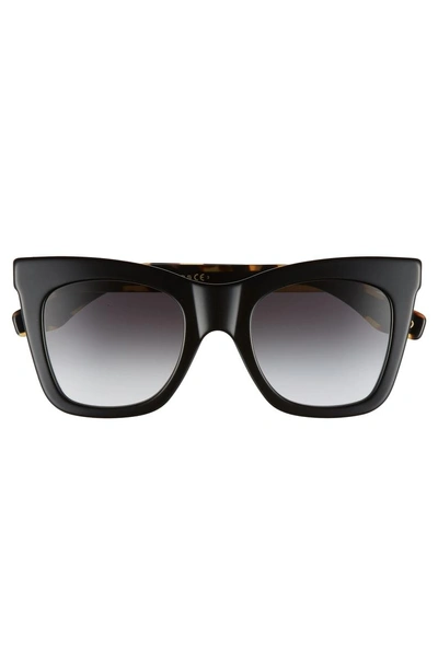 Shop Marc Jacobs 50mm Cat Eye Sunglasses - Black