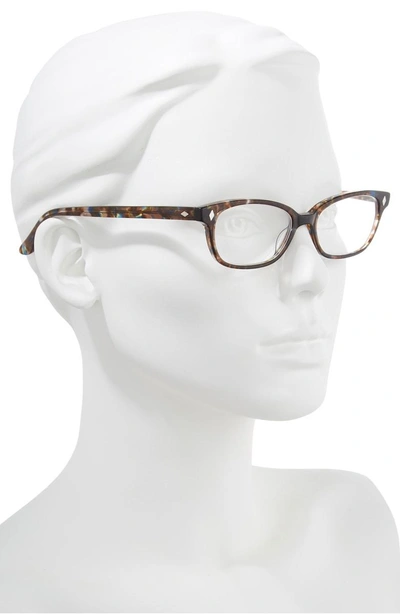 Shop Corinne Mccormack 'cyd' 50mm Reading Glasses - Transparent Brown Marble