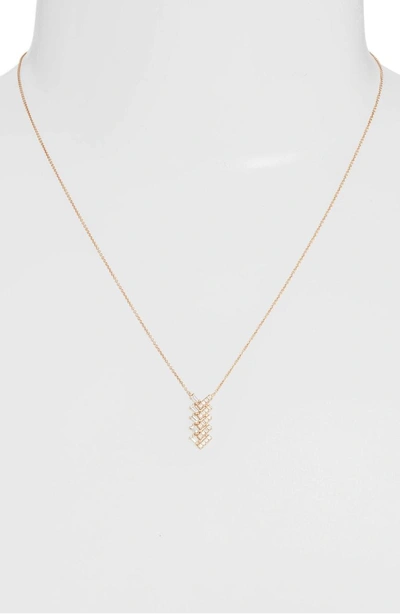 Shop Dana Rebecca Designs Dana Rebecca Sadie Stacked Diamond Necklace In Rose Gold