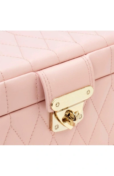 Shop Wolf 'caroline' Jewelry Case - Pink In Rose Quartz