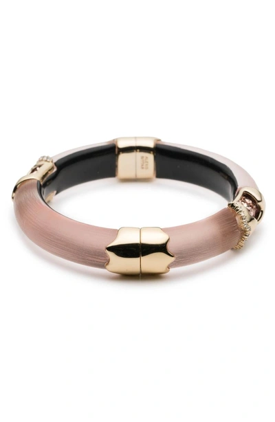 Shop Alexis Bittar Lucite Side Hinge Bracelet In Sunset