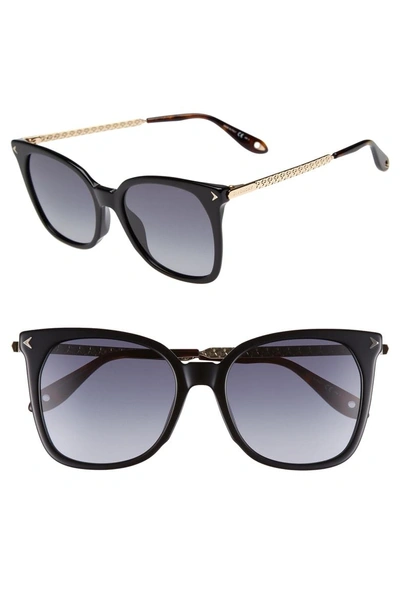 Shop Givenchy 54mm Square Sunglasses - Black