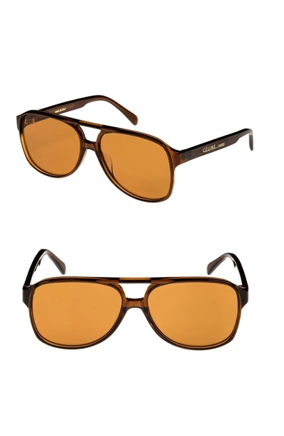 Celine 62mm pilot sunglasses hotsell
