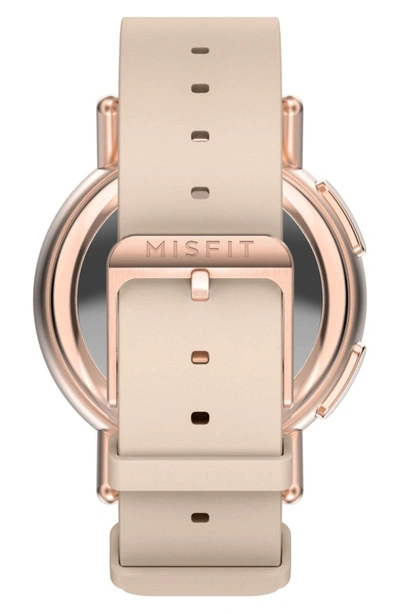 Shop Misfit Path Strap Smartwatch, 36mm In Rose Gold