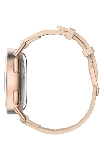 Shop Misfit Path Strap Smartwatch, 36mm In Rose Gold